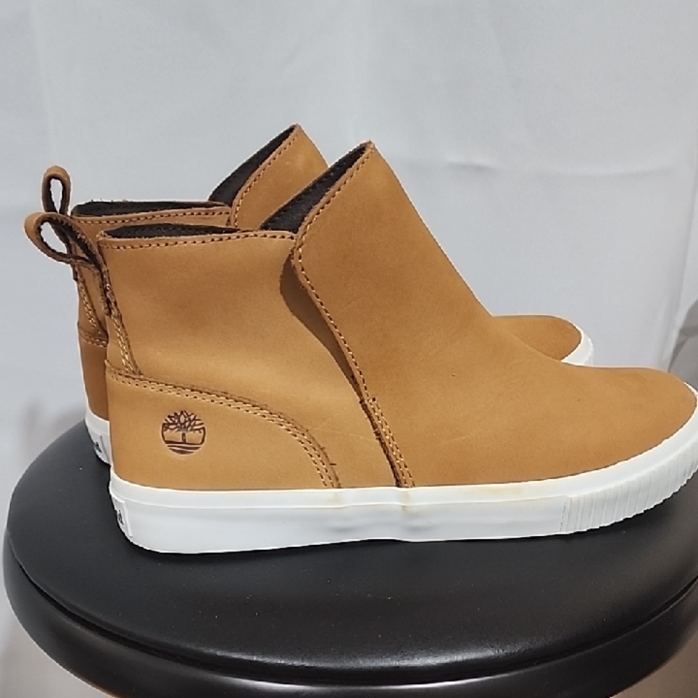 Timberland Brown Leather Ankle Boots